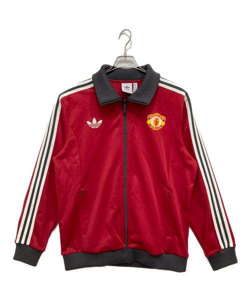 adidas（アディダス）adidas (アディダス) トラックジャケット レッド サイズ:3XLの古着・服飾アイテム