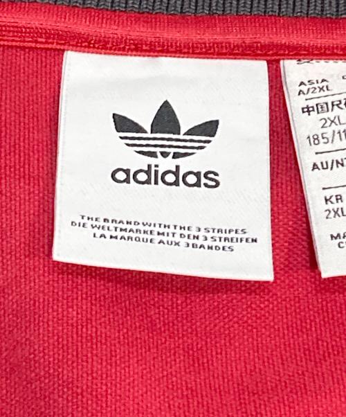 adidas（アディダス）adidas (アディダス) トラックジャケット レッド サイズ:3XLの古着・服飾アイテム