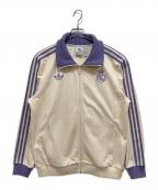 adidasアディダス）の古着「トラックジャケット」｜アイボリー
