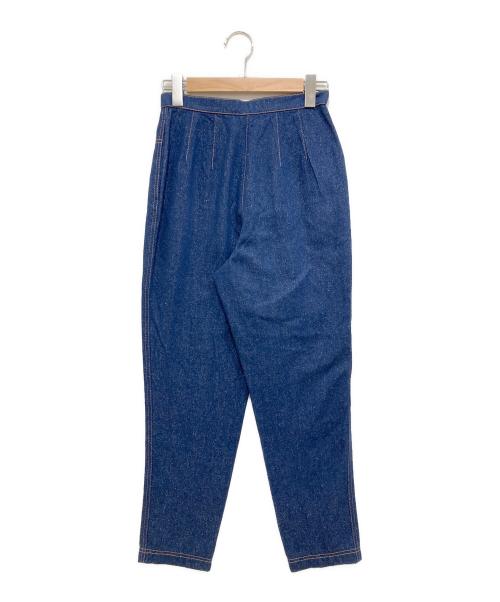 LEONARD（レオナール）LEONARD (レオナール) シルクネップパンツ インディゴ サイズ:66cm(W26)の古着・服飾アイテム