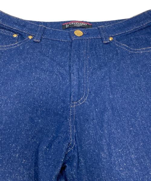 LEONARD（レオナール）LEONARD (レオナール) シルクネップパンツ インディゴ サイズ:SIZE67cmの古着・服飾アイテム