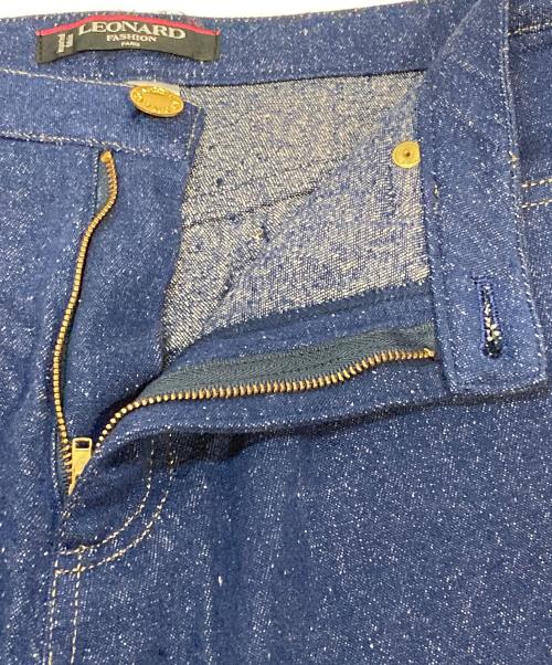 LEONARD（レオナール）LEONARD (レオナール) シルクネップパンツ インディゴ サイズ:SIZE67cmの古着・服飾アイテム