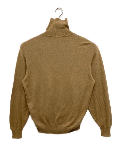 leonard homme（レオナール オム）leonard homme (レオナール オム) シルク＆カシミヤ混 総柄タートルネックニット ベージュ サイズ:Lの古着・服飾アイテム