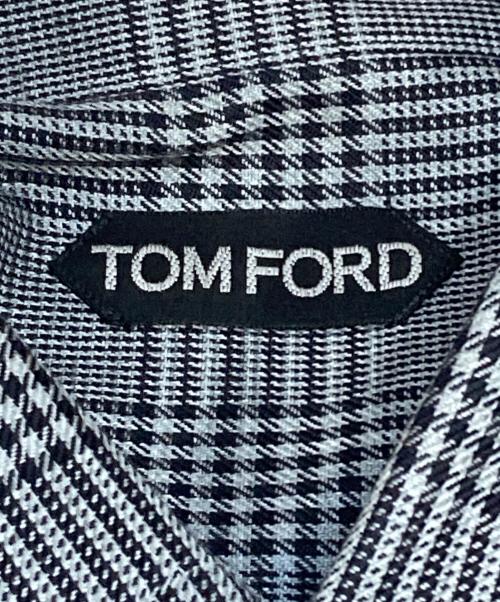 TOM FORD（トムフォード）TOM FORD (トムフォード) チェックシャツ グレー サイズ:42|16 1/2の古着・服飾アイテム