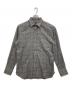 TOM FORD（トムフォード）の古着「チェックシャツ」｜グレー