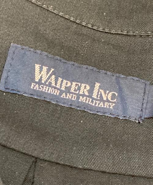 WAIPER INC（ワイパーインク）WAIPER INC (ワイパーインク) オープンカラーシャツ ブラック サイズ:Lの古着・服飾アイテム