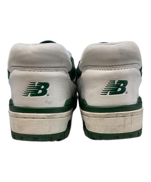 NEW BALANCE（ニューバランス）NEW BALANCE (ニューバランス) ローカットスニーカー ホワイト×グリーン サイズ:27cmの古着・服飾アイテム