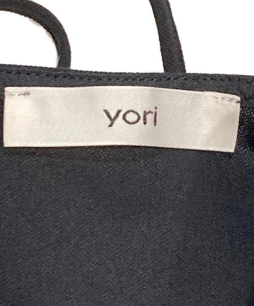 YORI（ヨリ）YORI (ヨリ) ドライパフブラウス ブラック サイズ:Freeの古着・服飾アイテム
