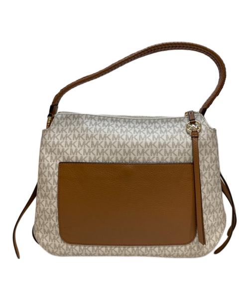 MICHAEL KORS（マイケル・コース）MICHAEL KORS (マイケルコース) ハンドバッグ ベージュの古着・服飾アイテム