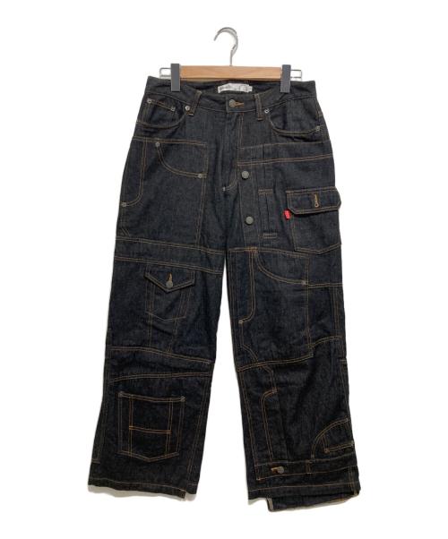 HIGH-GATE（ハイゲート）HIGH-GATE (ハイゲート) CLUSTERS DENIM PANTS インディゴ サイズ:1の古着・服飾アイテム