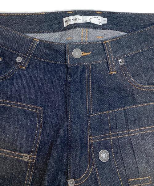 HIGH-GATE（ハイゲート）HIGH-GATE (ハイゲート) CLUSTERS DENIM PANTS インディゴ サイズ:1の古着・服飾アイテム