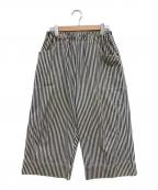 BASCO nestバスコネスト）の古着「マオパンツ」｜ブルー×ホワイト