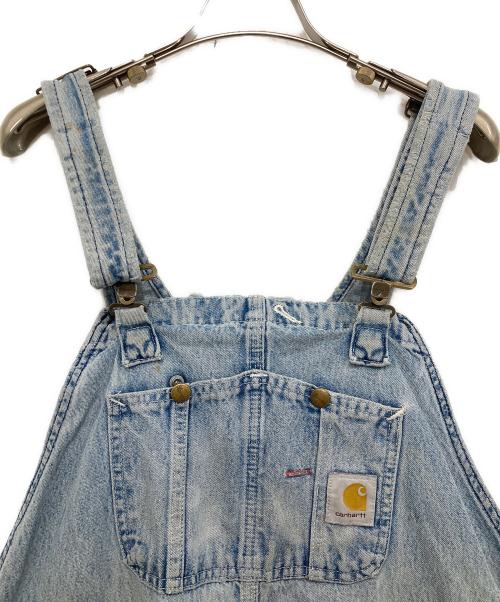 CarHartt（カーハート）CarHartt (カーハート) デニムオーバーオール ブルー サイズ:48×28の古着・服飾アイテム