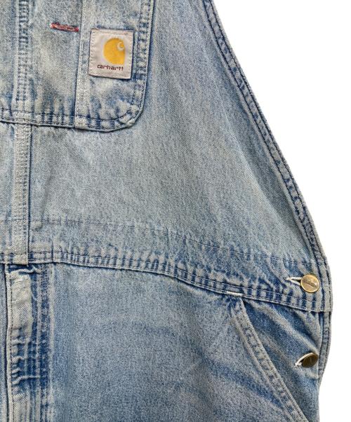 CarHartt（カーハート）CarHartt (カーハート) デニムオーバーオール ブルー サイズ:48×28の古着・服飾アイテム