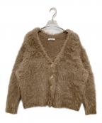 Snidelスナイデル）の古着「シャギーカーディガン」｜ブラウン