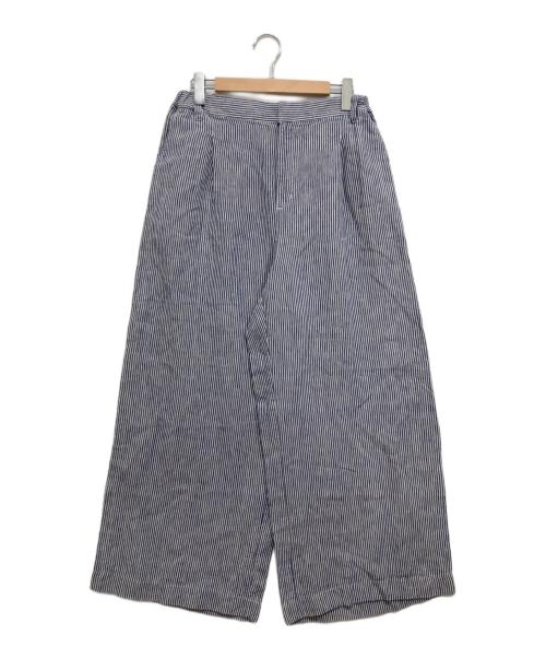 BASCO nest（バスコネスト）BASCO nest (バスコネスト) クラリパンツ ブルー×ホワイト サイズ:3 未使用品の古着・服飾アイテム