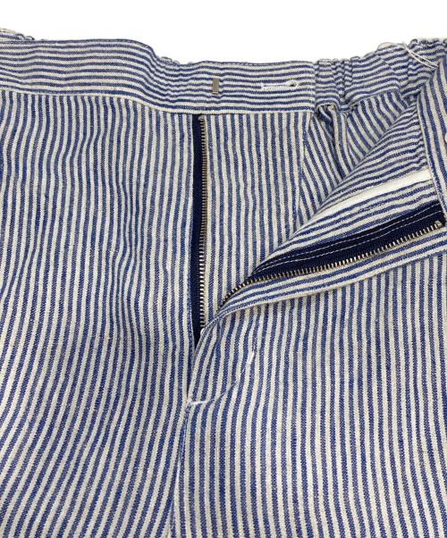 BASCO nest（バスコネスト）BASCO nest (バスコネスト) クラリパンツ ブルー×ホワイト サイズ:3 未使用品の古着・服飾アイテム