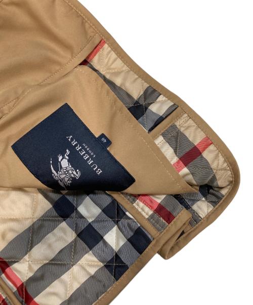 BURBERRY（バーバリー）BURBERRY (バーバリー) キルティングジャケット ブラウン サイズ:40(S相当)の古着・服飾アイテム