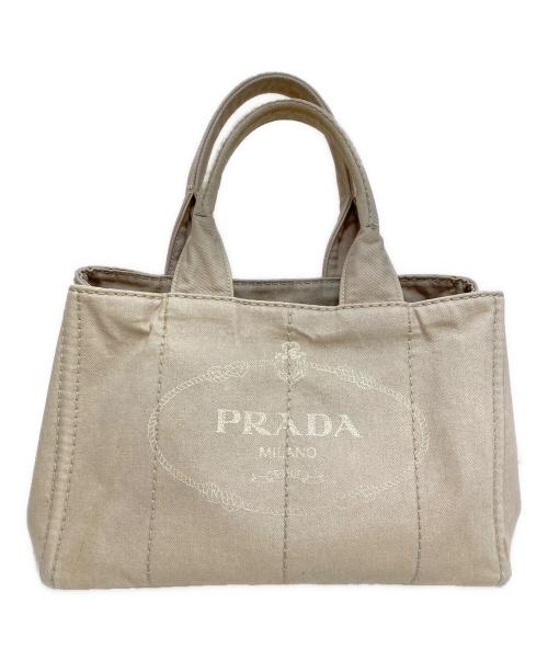 PRADA（プラダ）PRADA (プラダ) カナパトートバッグ ベージュの古着・服飾アイテム