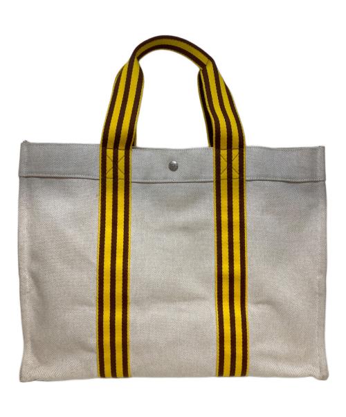 HERMES（エルメス）HERMES (エルメス) ボラボラGMトートバッグ ベージュ×イエローの古着・服飾アイテム