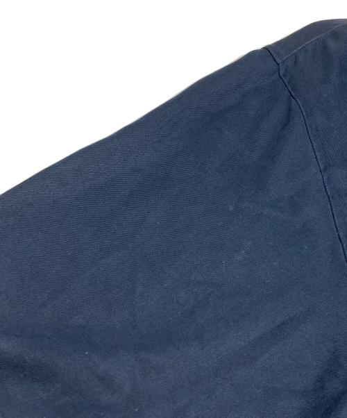 NATNAST（ナットナスト）NATNAST (ナットナスト) 半袖シルクシャツ ネイビー×グリーン サイズ:Mの古着・服飾アイテム