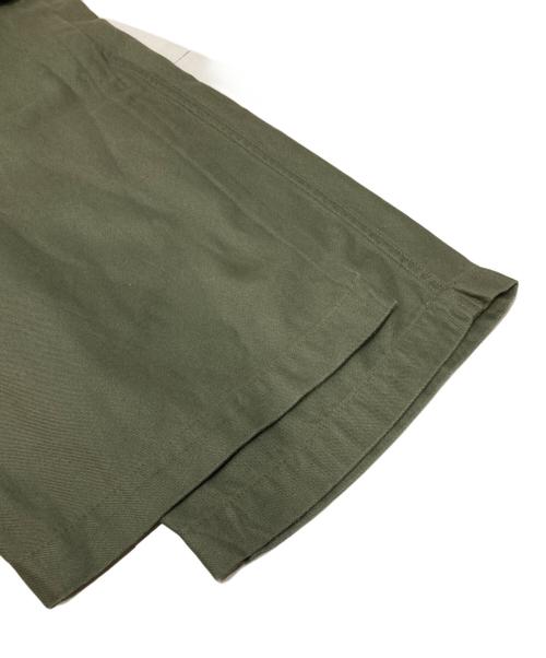 INTERIM（インテリム）INTERIM (インテリム) GIZA BACK SATIN BAKER PANTS/ギザバックサテンベイカーパンツ カーキ サイズ:5(L)の古着・服飾アイテム