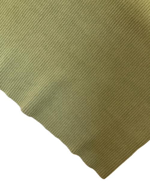 Ameri（アメリ）Ameri (アメリ) MEDI OVERLAP AND PEEK KNIT/オーバーラップ&ピークニット グリーン サイズ:freeの古着・服飾アイテム