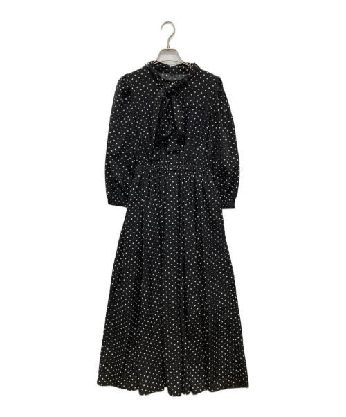 iDea Luce（イデア ルーチェ）iDea Luce (イデア ルーチェ) ドット柄ワンピース ブラック サイズ:Mの古着・服飾アイテム