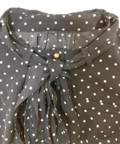 iDea Luce（イデア ルーチェ）iDea Luce (イデア ルーチェ) ドット柄ワンピース ブラック サイズ:Mの古着・服飾アイテム