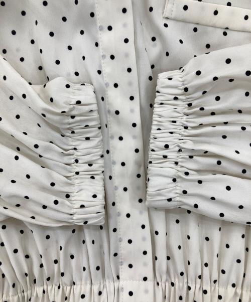 iDea Luce（イデア ルーチェ）iDea Luce (イデア ルーチェ) ドット柄ワンピース アイボリー サイズ:Mの古着・服飾アイテム