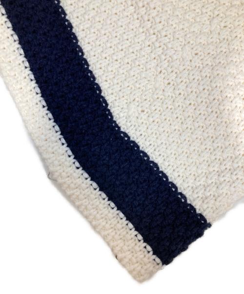 SEVEN TEN by MIHO KAWAHITO（セブン テン バイ ミホ カワヒト）SEVEN TEN by MIHO KAWAHITO (セブン テン バイ ミホ カワヒト) 編み込みニットスカート ホワイト サイズ:Mの古着・服飾アイテム