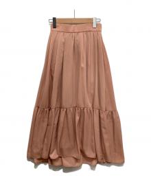 iDea Luce（イデア ルーチェ）の古着「ティアードマキシスカート」｜ピンク