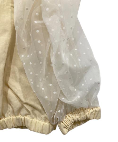 iDea Luce（イデア ルーチェ）iDea Luce (イデア ルーチェ) ドットブルゾン ベージュ サイズ:Fの古着・服飾アイテム