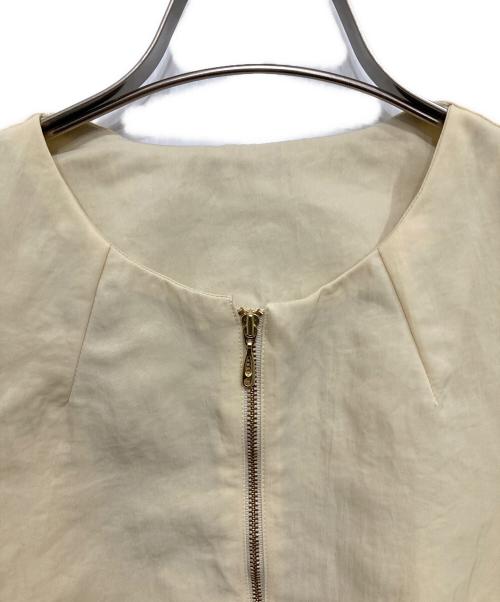 iDea Luce（イデア ルーチェ）iDea Luce (イデア ルーチェ) ドットブルゾン ベージュ サイズ:Fの古着・服飾アイテム