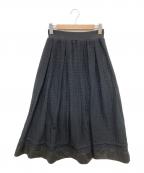 iDea Luceイデア ルーチェ）の古着「ラッセルレーススカート」｜ブラック