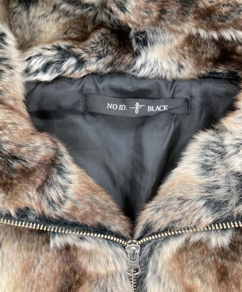 NO ID. BLACK（ノーアイディー ブラック）NO ID. BLACK (ノーアイディー ブラック) エコファージップフーデッドブルゾン ブラウン サイズ:FREEの古着・服飾アイテム