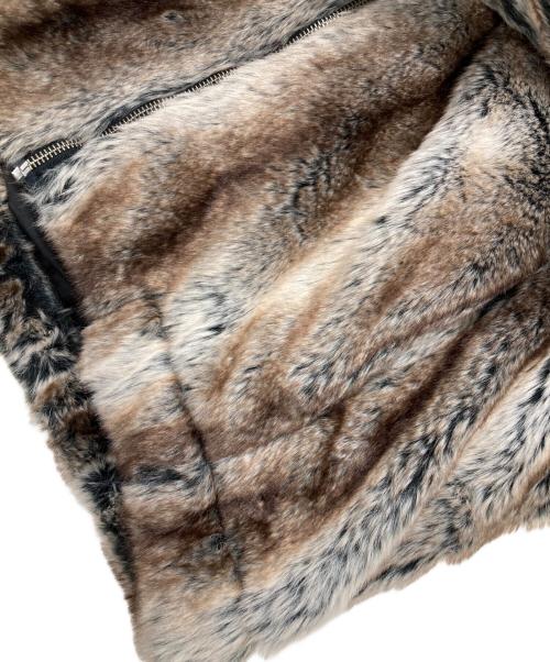 NO ID. BLACK（ノーアイディー ブラック）NO ID. BLACK (ノーアイディー ブラック) エコファージップフーデッドブルゾン ブラウン サイズ:FREEの古着・服飾アイテム