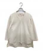 LE PHILル フィル）の古着「ハイストレッチダンボールブラウス」｜アイボリー