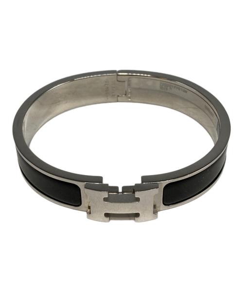 HERMES（エルメス）HERMES (エルメス) クリックHブレスレット ブラックの古着・服飾アイテム