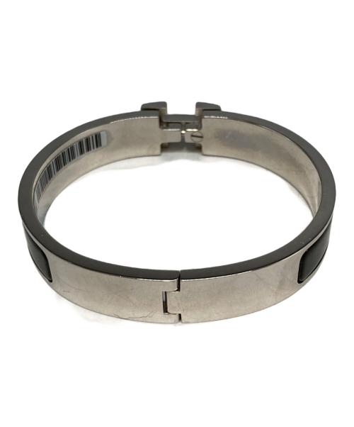 HERMES（エルメス）HERMES (エルメス) クリックHブレスレット ブラックの古着・服飾アイテム