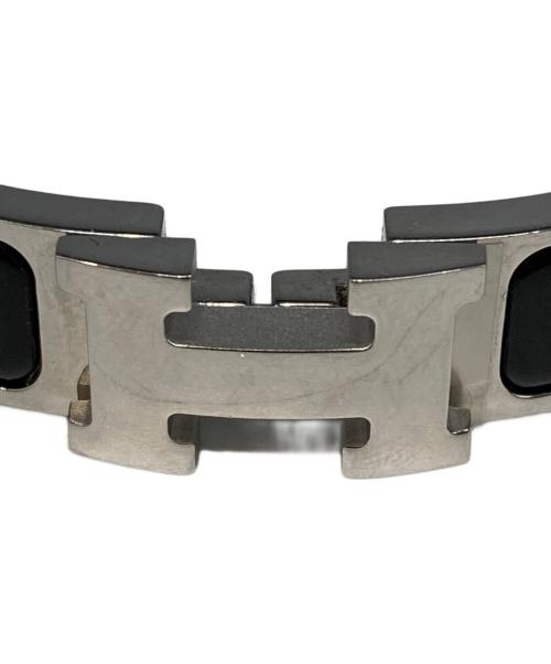 HERMES（エルメス）HERMES (エルメス) クリックHブレスレット ブラックの古着・服飾アイテム