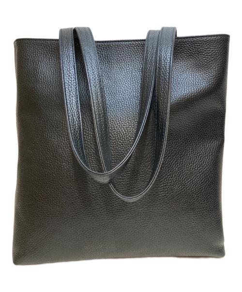 hushtag（ハッシュタグ）hushtag (ハッシュタグ) レザートートバッグ ブラックの古着・服飾アイテム