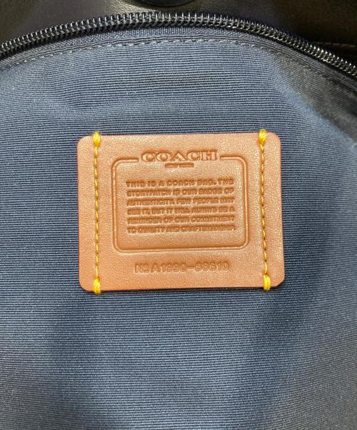 COACH（コーチ）COACH (コーチ) ウィズ ティー ローズ ウーブン トートバッグ ベージュの古着・服飾アイテム