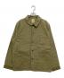 F.O.B FACTORY（エフオービー ファクトリー）の古着「フレンチ モールスキン ジャケット」｜オリーブ