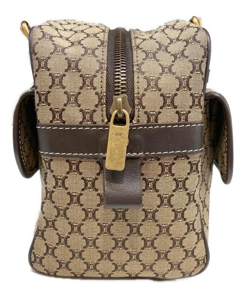 CELINE（セリーヌ）CELINE (セリーヌ) マカダム柄ハンドバッグ ブラウン×ベージュの古着・服飾アイテム