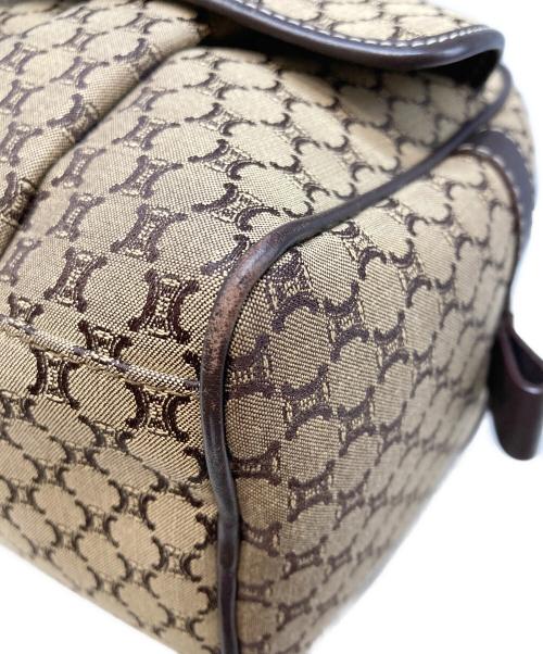 CELINE（セリーヌ）CELINE (セリーヌ) マカダム柄ハンドバッグ ブラウン×ベージュの古着・服飾アイテム