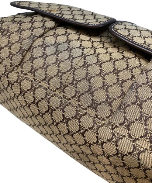 CELINE（セリーヌ）CELINE (セリーヌ) マカダム柄ハンドバッグ ブラウン×ベージュの古着・服飾アイテム