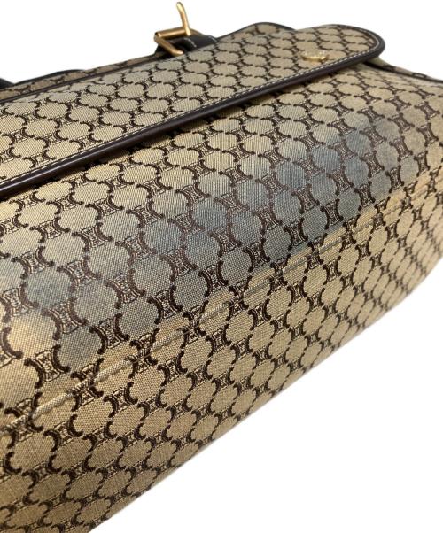 CELINE（セリーヌ）CELINE (セリーヌ) マカダム柄ハンドバッグ ブラウン×ベージュの古着・服飾アイテム