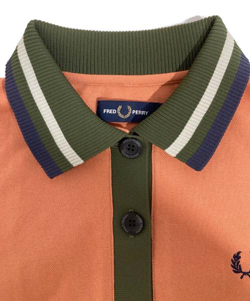 FRED PERRY（フレッドペリー）FRED PERRY (フレッドペリー) ポロシャツ ベージュ サイズ:Sの古着・服飾アイテム