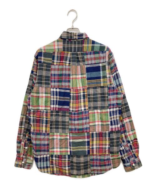 POLO RALPH LAUREN（ポロ・ラルフローレン）POLO RALPH LAUREN (ポロ・ラルフローレン) パッチワークインディアンマドラスシャツ マルチカラー サイズ:Mの古着・服飾アイテム